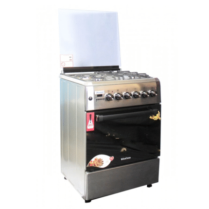 Blueflame D6031 60cm X 60cm Cooker 3 Gas Burners And 1 Electric Plate With Electric Oven Inox - Stainless Steel.