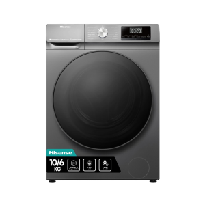 Hisense 10Kg/6Kg Smart Washer Dryer with Inverter -Titanium Silver