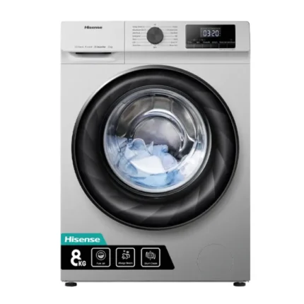 Hisense 8Kg Front Loader Washing Machine Silver