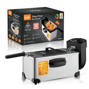 RAF 3.5 Litres Electric Stainless Steel Deep Fryer 2000W | R5299