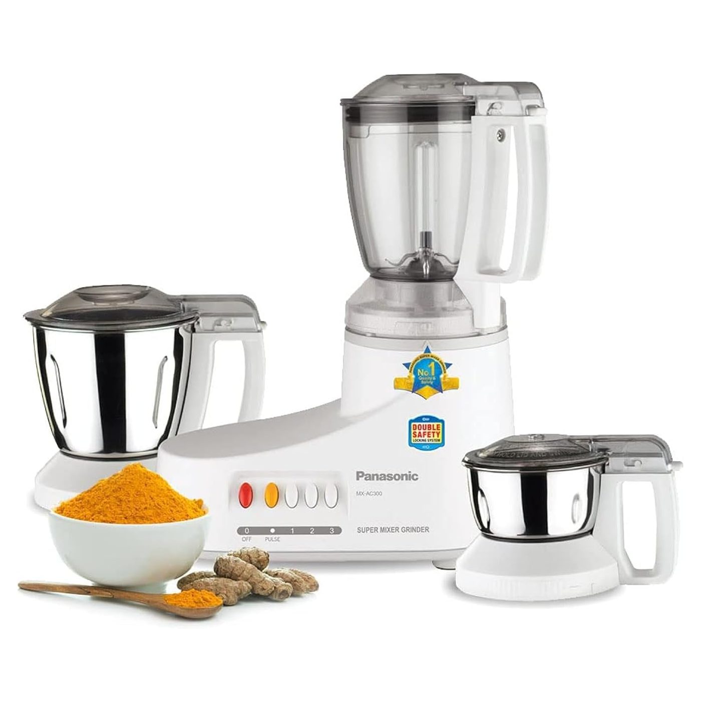 Panasonic Mixer Grinder With 3 Jar | MX-AC300 Panasonic Mixer Grinder With 3 Jar | MX-AC300