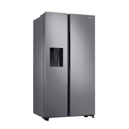 Samsung 617 Ltrs Side by Side Refrigerator w/ Water + Ice Dispenser | Inox, RS64R5111M9
