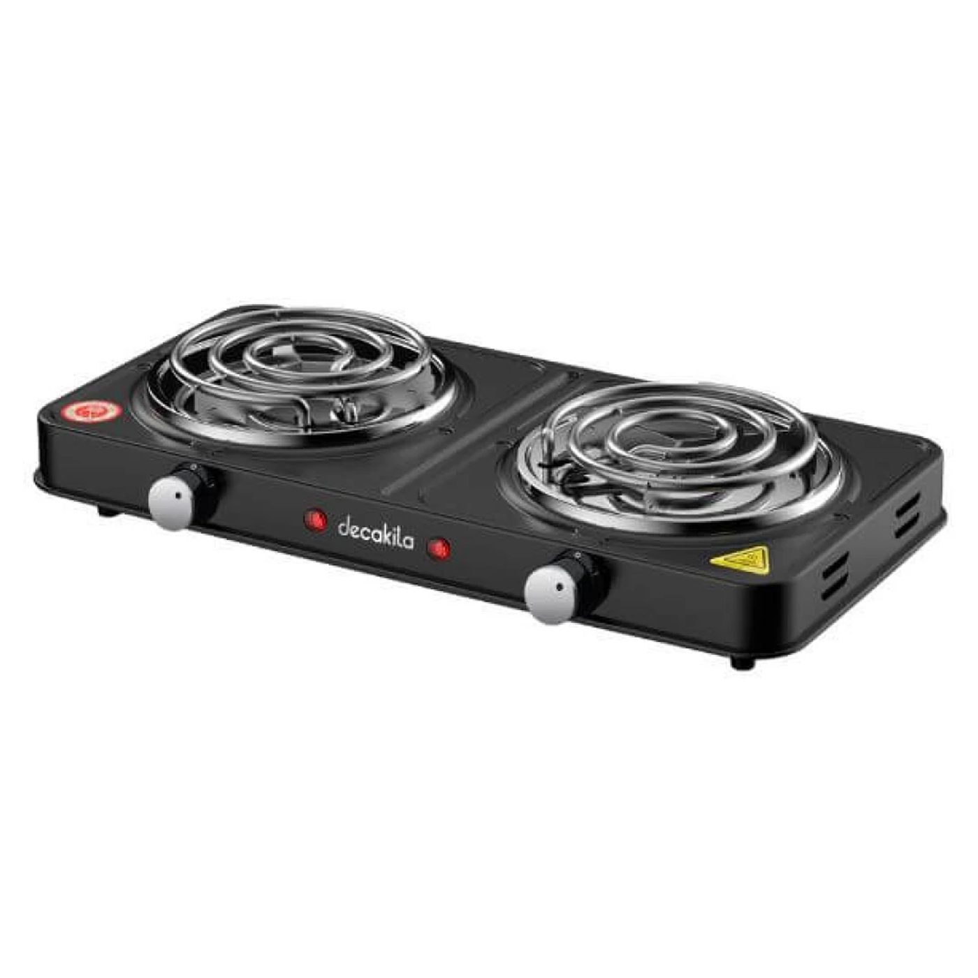 Decakila 240V, 2 burner, Portable Hot Plate, KECC002B Decakila 240V, 2 burner, Portable Hot Plate, KECC002B - Image 1