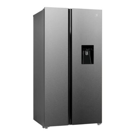 Electrolux 528L Side by Side Refrigerator ESE5441A-AME W/ Water Dispenser, Digital Control, Inverter Compressor