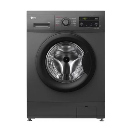 LG F4J3TYG6J 8kg Front Load Washing Machine, Black