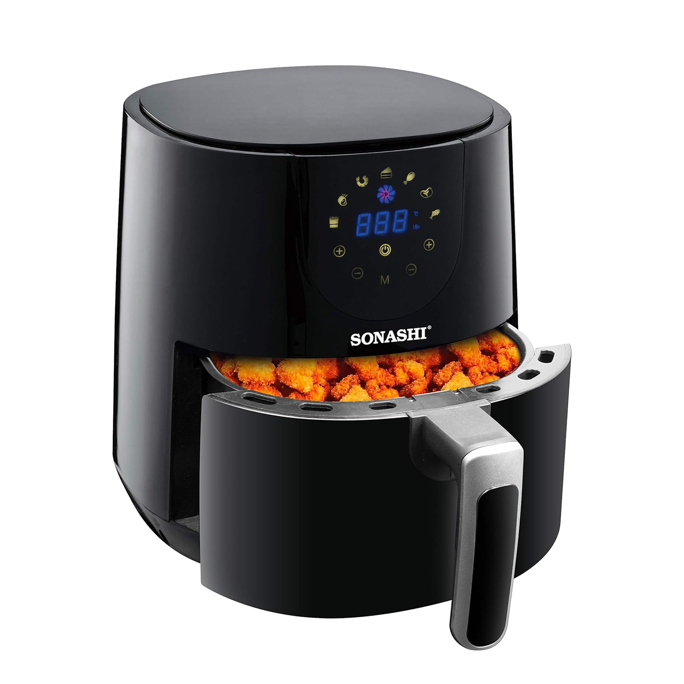 Sonashi 4.2 L Digital Air Fryer 1300W Saf-420 Black Sonashi 4.2 L Digital Air Fryer 1300W Saf-420 Black - Image 1