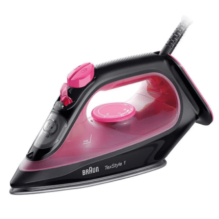 Braun SI1070PU Steam iron 2000W - Pink/ Black