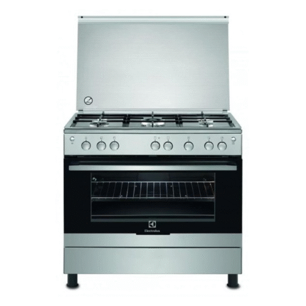 ELECTROLUX 90x60cm 5 Burners Gas Cooker Oven, With Rotisserie & Gas Grill EKG9000G9X