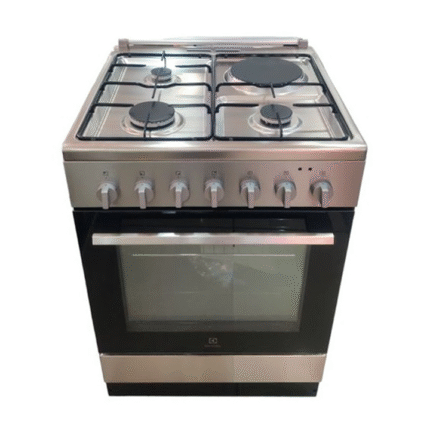 Electrolux LKM6200IX 60*60cms 3 Gas 1 Electric with Electric Oven & Grill + Rotasserie