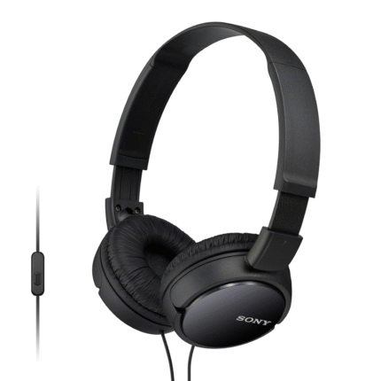 Sony MDR-ZX110AP Headphones With Mic Wired Over-ear Black