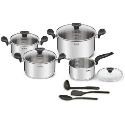 Tefal 11PCS Primary Stainless Steel Set E308SB74 