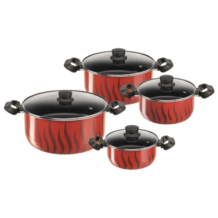 Tefal Cookware Set G6 Tempo Flame 8 Pcs | C3079082