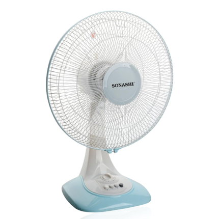 Sonashi Desk/Table Fan 8028D Blue/White