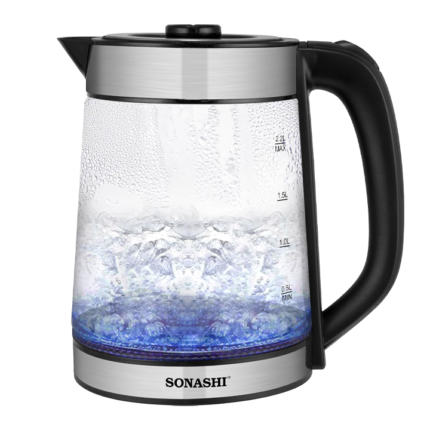Sonashi 1.8 L Cordless Glass Kettle SKT1809