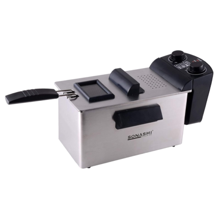 Sonashi SDF5011 Electric Deep Fryer – Stainless Steel
