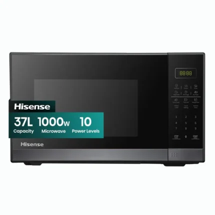 Hisense 37 Litres 1000W Electronic Microwave Oven - Black