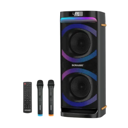 Sonashi 6.5 Inch Dual Rechargeable Speaker SPS8020R